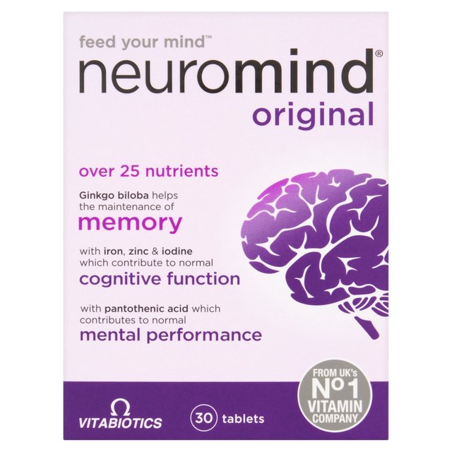 Vitabiotics Neuromind Original Over 25 Nutrients Tablets, 30 Per Pack