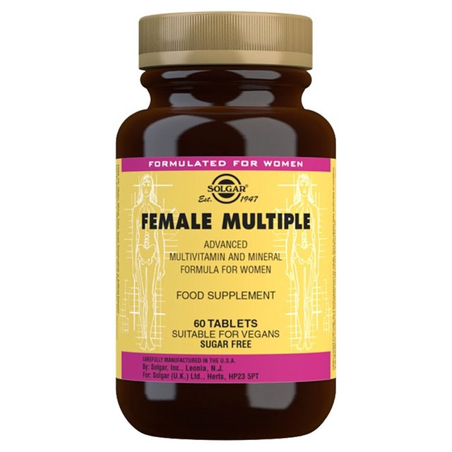 Natures Bounty, One Size, Solgar Female Multiple Tablets, 60 Per Pack
