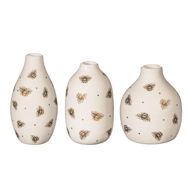 Sass & Belle Queen Bee Vases, Set of 3
