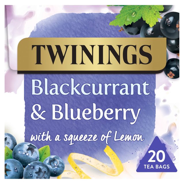 Twinings Blueberry & Blackcurrant Fruit Tea, 20 Per Pack