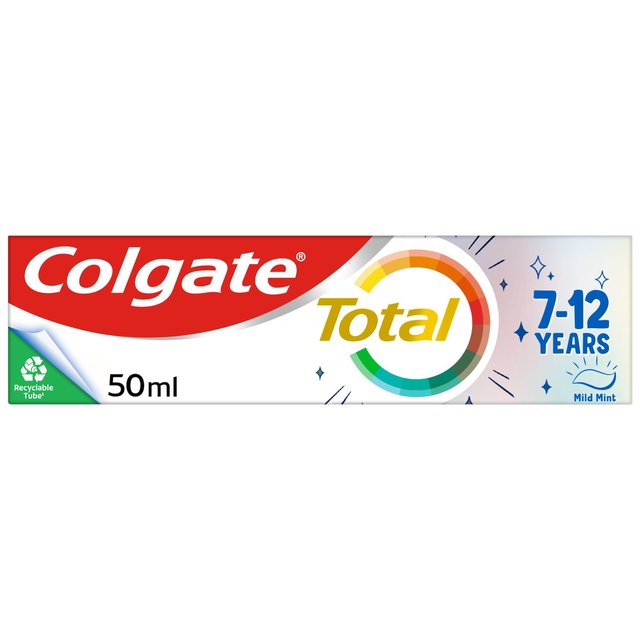 Colgate Total Kids 7-12 Years Mild Mint Toothpaste, 50ml