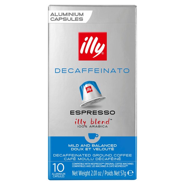 Illy Decaffeinated Espresso Capsules, 10, 10 Per Pack