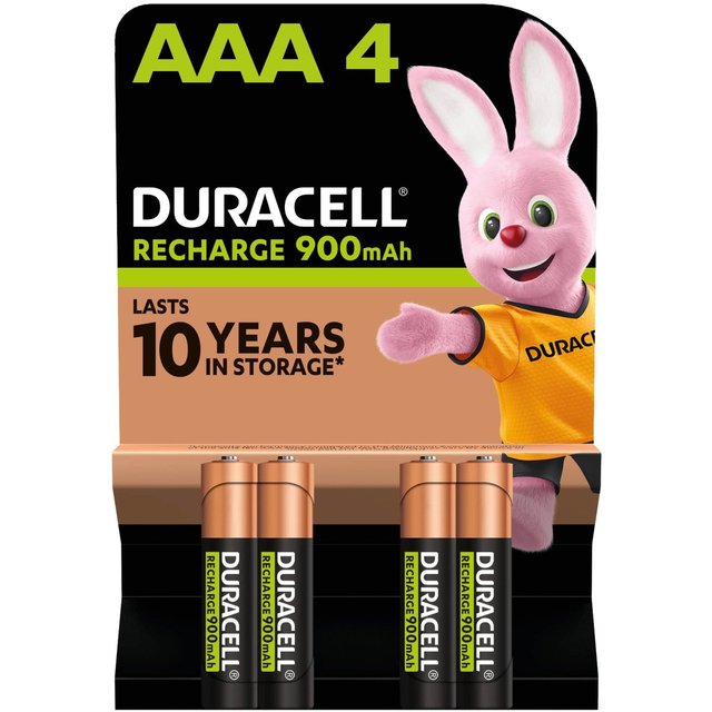 Duracell Recharge Ultra AAA Rechargeable Batteries