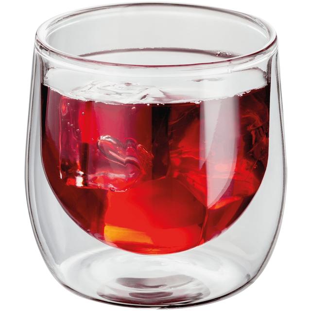 Horwood Clear Glass Judge 2 Piece Double Walled Glassware Tumbler Set, 2 Per Pack