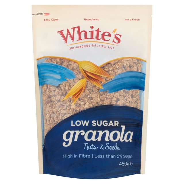 White’s High in Fibre Low Sugar Granola, 450g