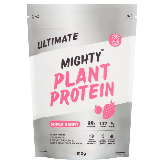 Mighty Ultimate Vegan Plant Protein Super Berry, 510g