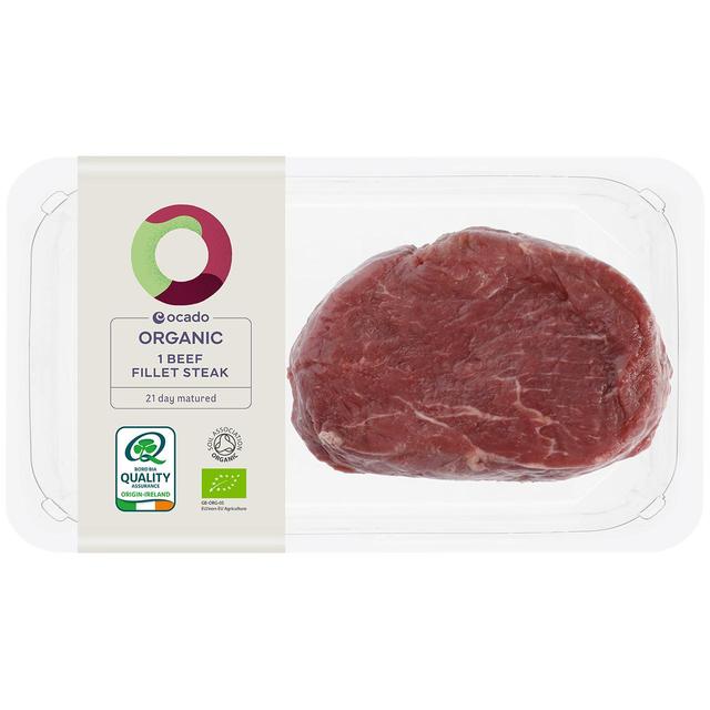 Ocado Organic Beef Fillet Steak, 170g