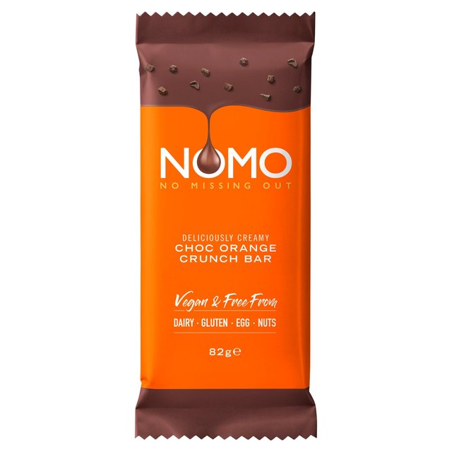 Nomo Orange Crunch Choc Block Bar, 85g