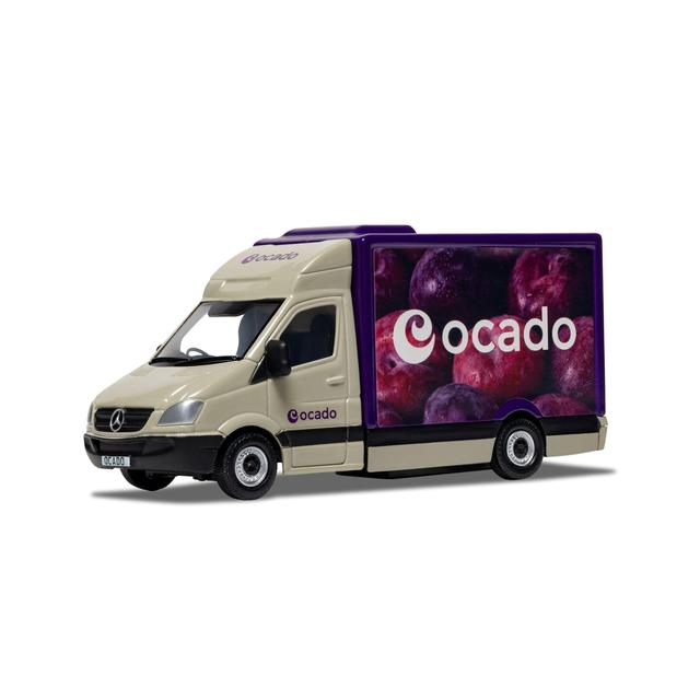 Corgi’s Cream, Purple and Red Plum Ocado Toy Van, 4.2x5x10cm