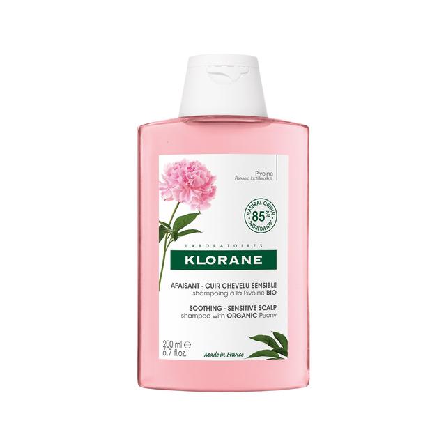 Klorane Soothing Shampoo With Organic Peony for Sensitive Scalps, 200ml