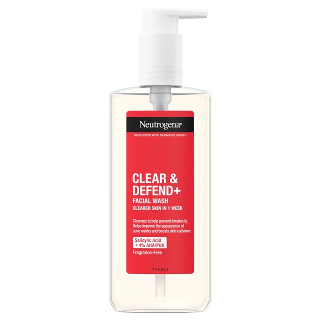 Neutrogena Clear & Defend + Facial Wash, 200ml