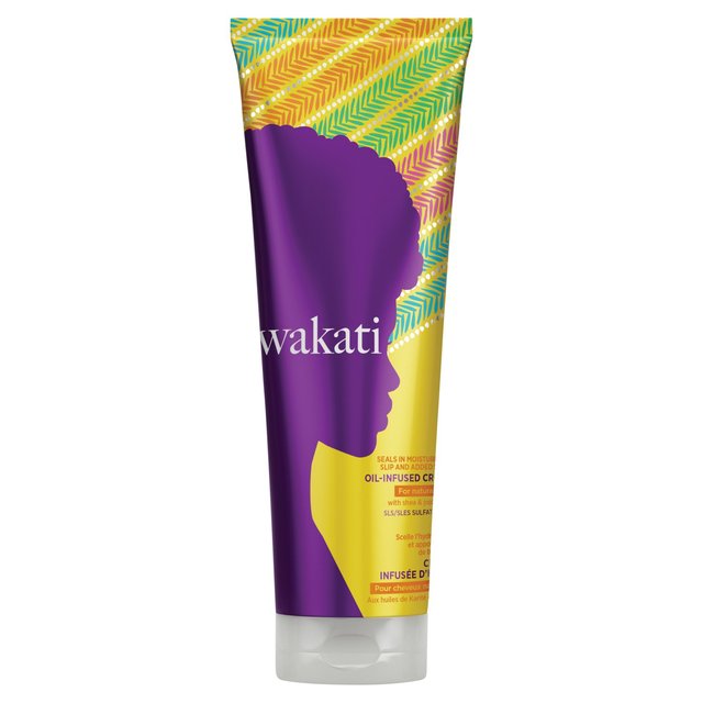 John Frieda Wakati Oil-Infused Moisturising Cream, Sulphate Free, 250ml
