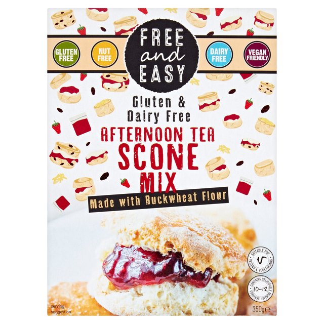 Free & Easy Gluten and & Dairy Scone Mix, 350g