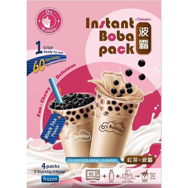 O’s Bubble Instant Boba Black Tea Flavour, 260g