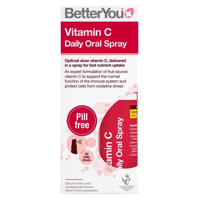BetterYou Vitamin C Daily Oral Spray, 50ml