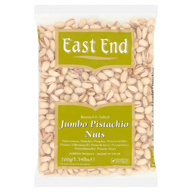 East End Jumbo Pistachio Nuts, 700g