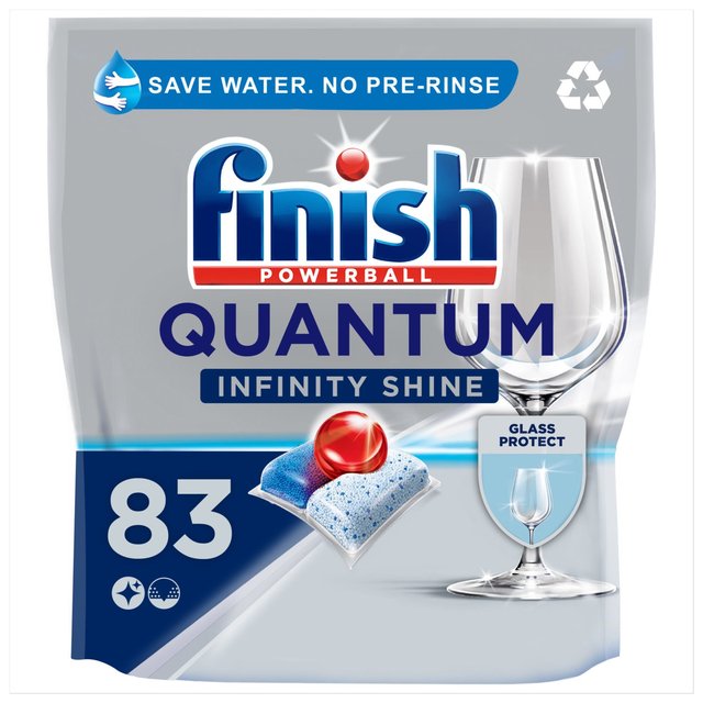 Finish Quantum Infinity Shine Dishwasher Tablets Original, 83 Per Pack