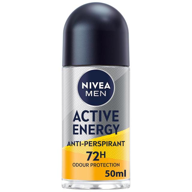 Nivea For Men Active Energy Anti-Perspirant Deodorant Roll-On, 50ml