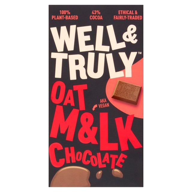 Well & Truly Oat Milk Chocolate, 90g