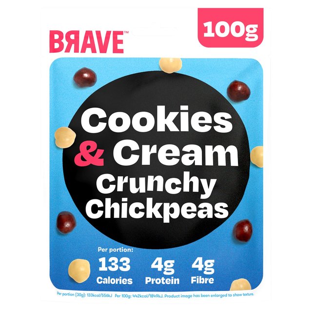 Brave Roasted Chickpeas Cookies & Cream Sharing, 100g