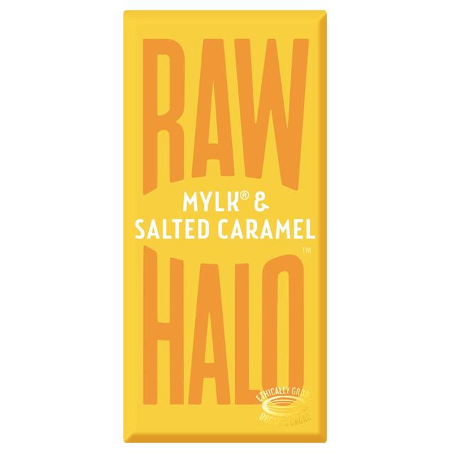 Raw Halo Gluten Free Vegan Mylk & Salted Caramel Chocolate Bar, 70g