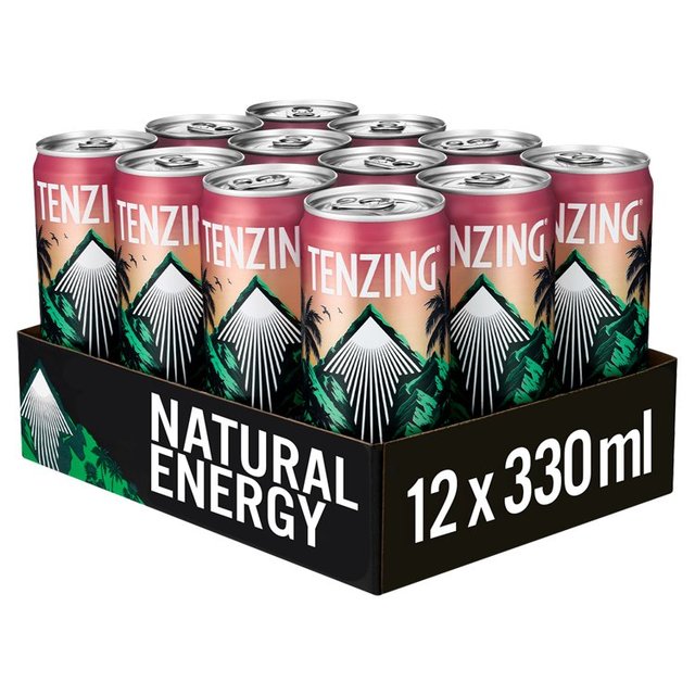 Tenzing Natural Energy Pineapple & Passionfruit Bcaa Case, 12 x 330ml