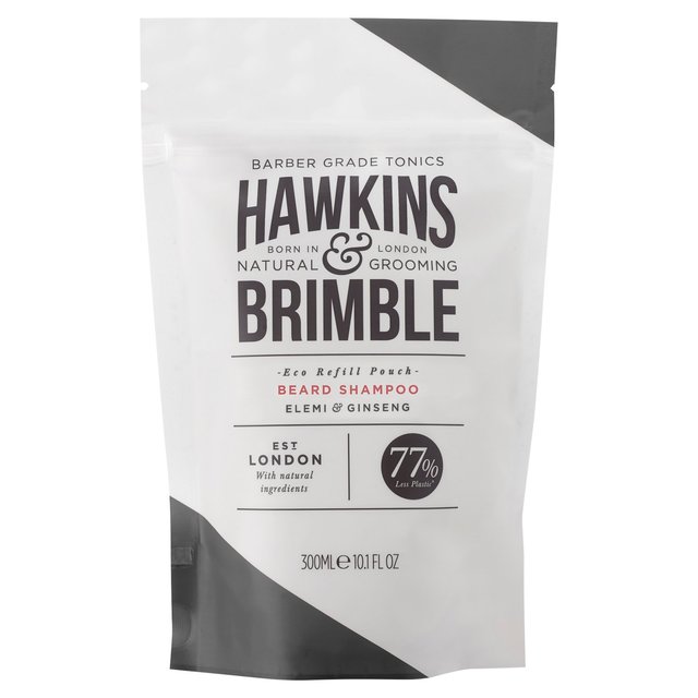 Hawkins & Brimble Beard Shampoo Pouch, 300ml