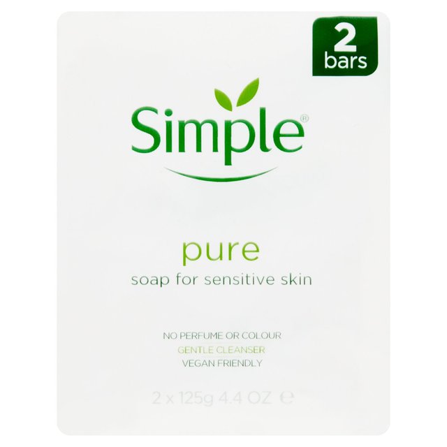 Simple Pure Soap, 2 x 100g