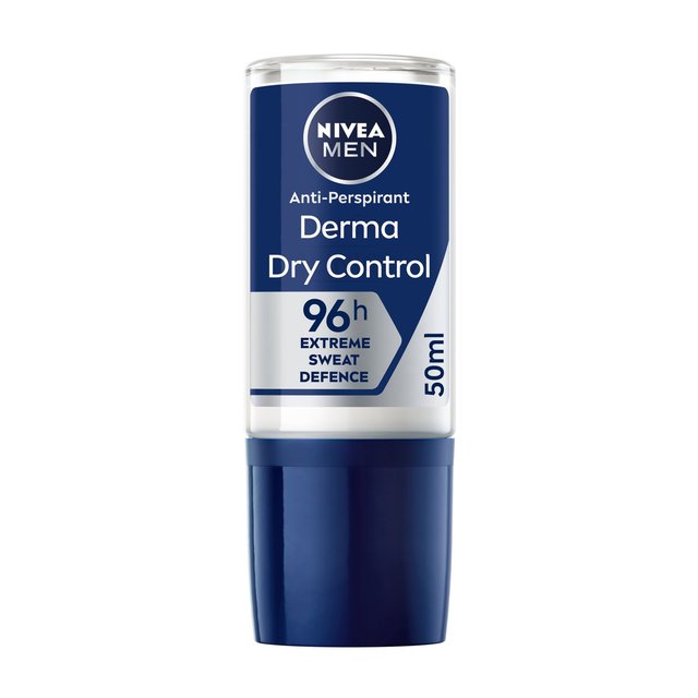 Nivea Men Derma Control Maximum Protection Anti-Perspirant Roll-on, 50ml