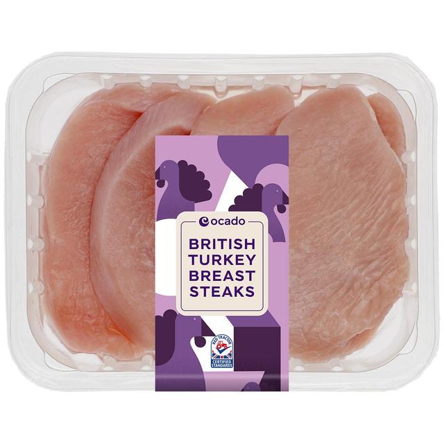 Ocado British Turkey Breast Steaks, 500g