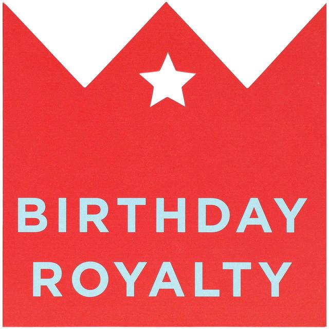 M & S Birthday Royalty Card