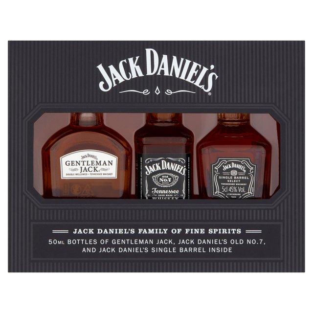 Jack Daniel’s Family of Brands Miniatures Pack, 3 x 5cl