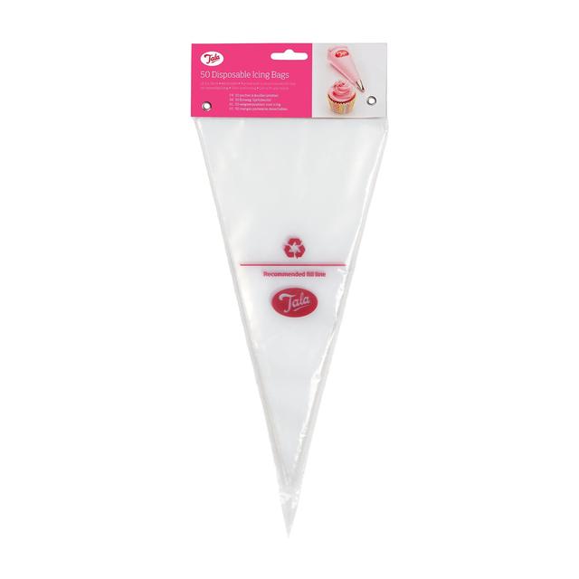 Tala Bag of 50 Disposable Recyclable Icing Bags, 50 Per Pack