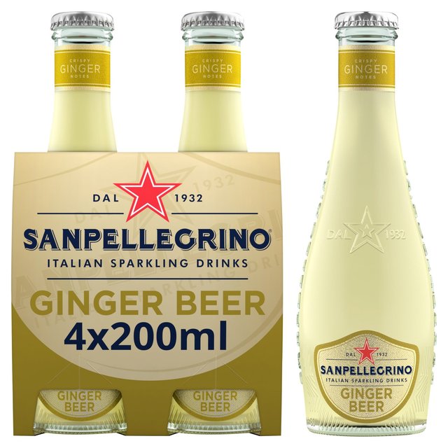San Pellegrino Ginger Beer Glass, 4 x 200ml