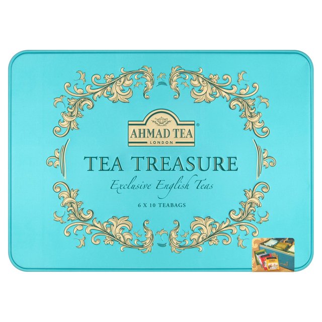 Ahmad Tea Treasure Caddy, 60 Per Pack