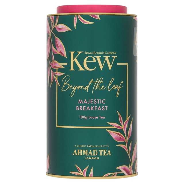 Ahmad Tea Kew Gardens Beyond the Leaf Majestic Breakfast Loose Leaf Tea, 100g