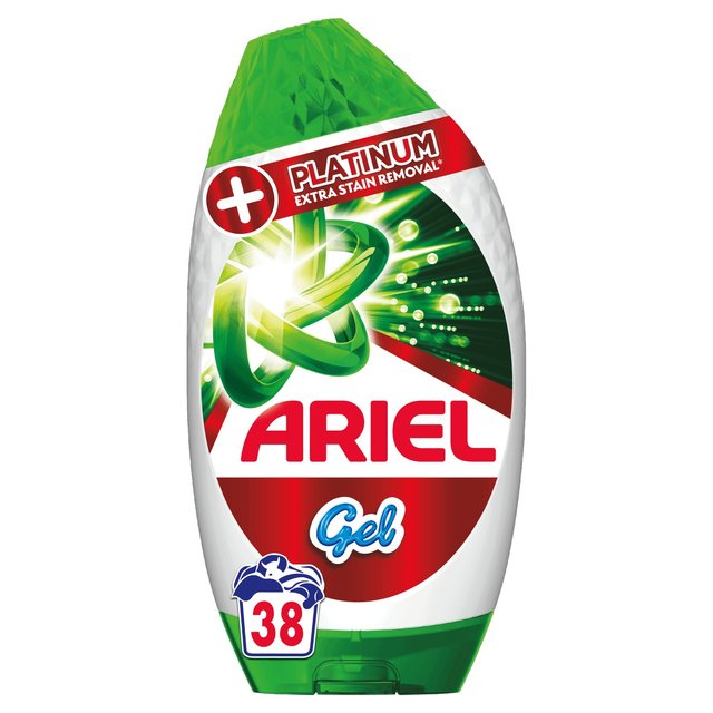 Ariel Platinum Bio Washing Liquid Gel 38 Washes, 1330ml