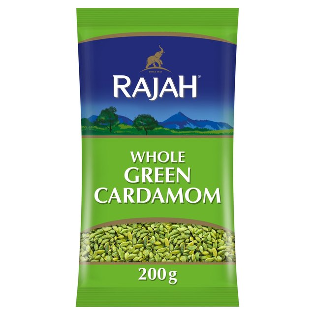 Rajah Spices Whole Green Cardamoms, 200g