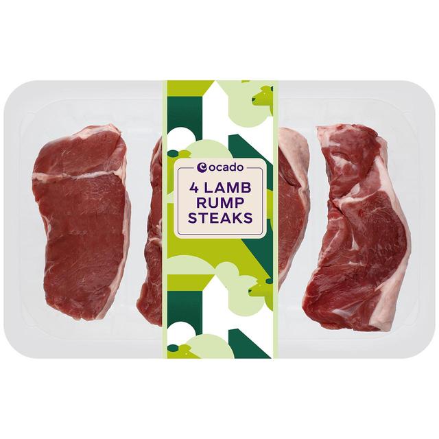 Ocado 4 Lamb Rump Steaks, 400g