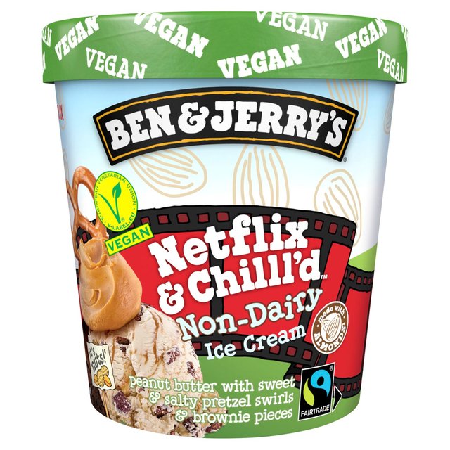 Ben & Jerry’s Vegan Netflix & Chill’d Ice Cream Tub, 465ml