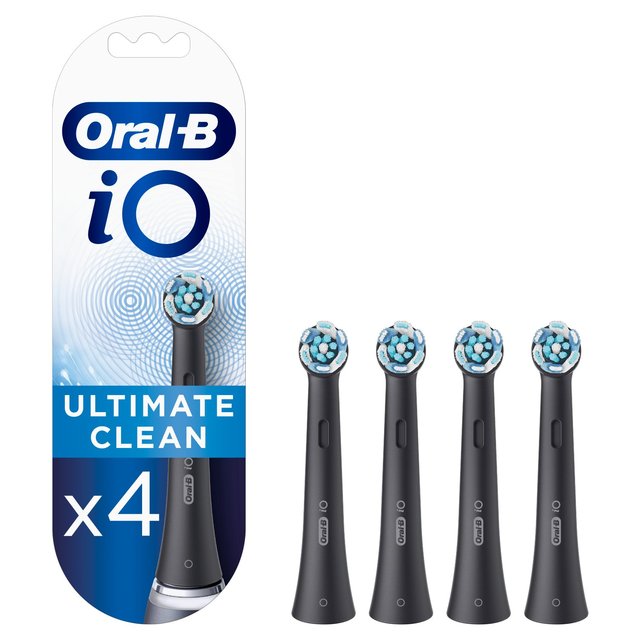 Oral-B i0 Ultimate Clean Black 4CT, 4 Per Pack