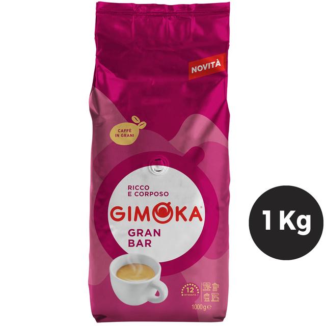 Gimoka Gran Bar Whole Roast Beans, 1kg