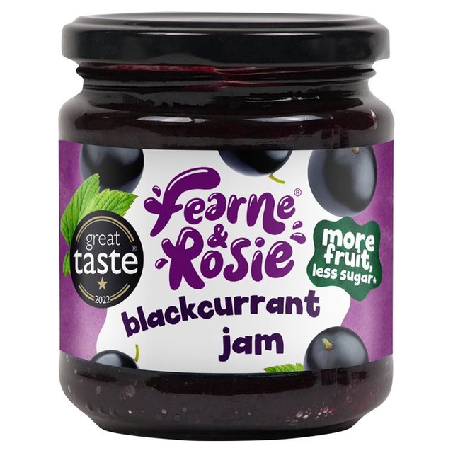 Fearne & Rosie Reduced Sugar Blackcurrant Jam, 320g