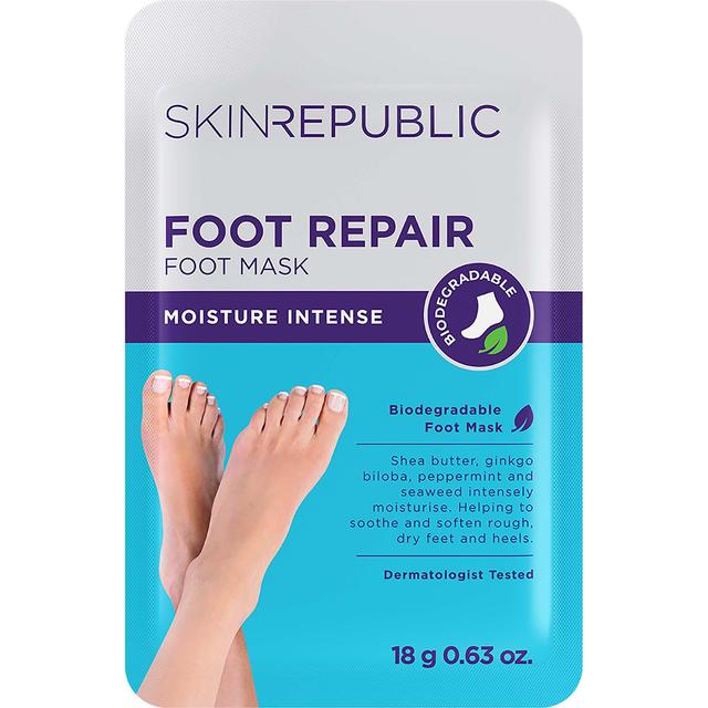 Skin Republic Biodegradable Foot Repair Moisture Intense Mask, 18g