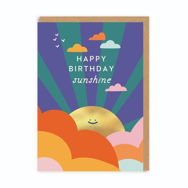 OhhDeer Happy Birthday Sunshine Card