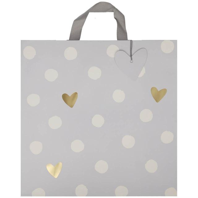 M & S Hearts Large Gift Bag