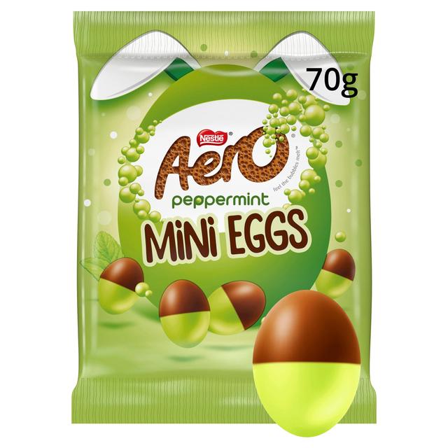 Aero Peppermint Milk Chocolate Mini Eggs, 70g