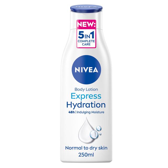 Nivea Body Lotion for Normal Skin, Express Hydration, 250ml
