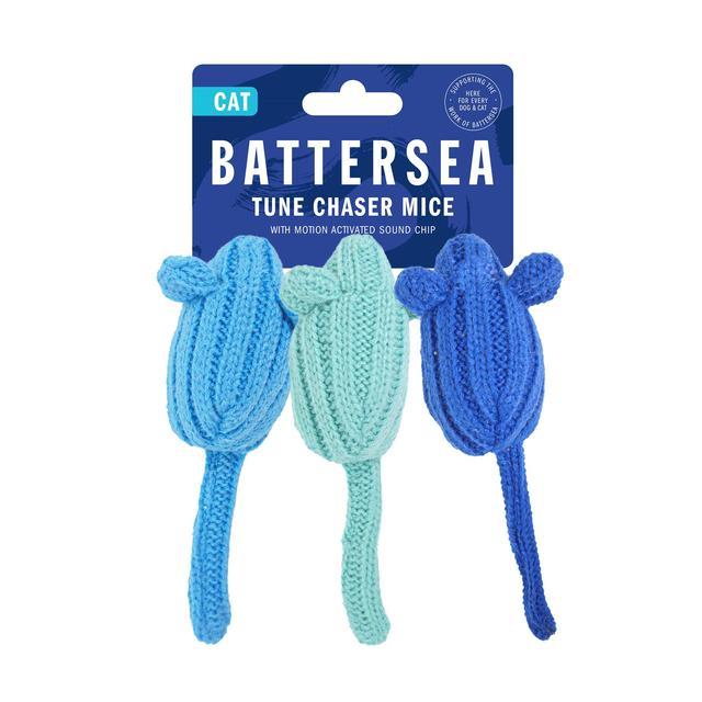 Rosewood Battersea Tune Chaser Mice, 3 Per Pack
