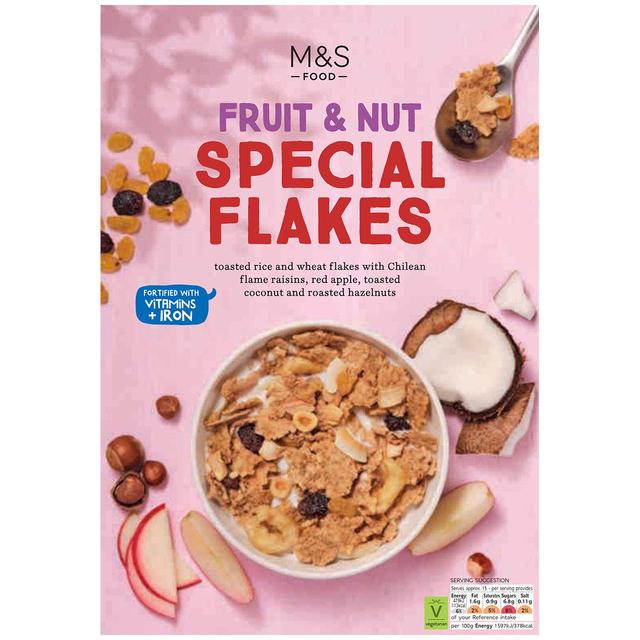 M & S Fruit & Nut Special Flakes, 450g